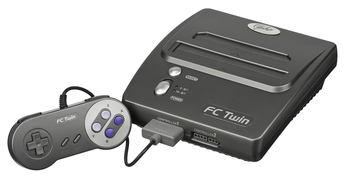 Konsola retro FC Twin — pad i zestaw kartridży — Zdjęcie 1