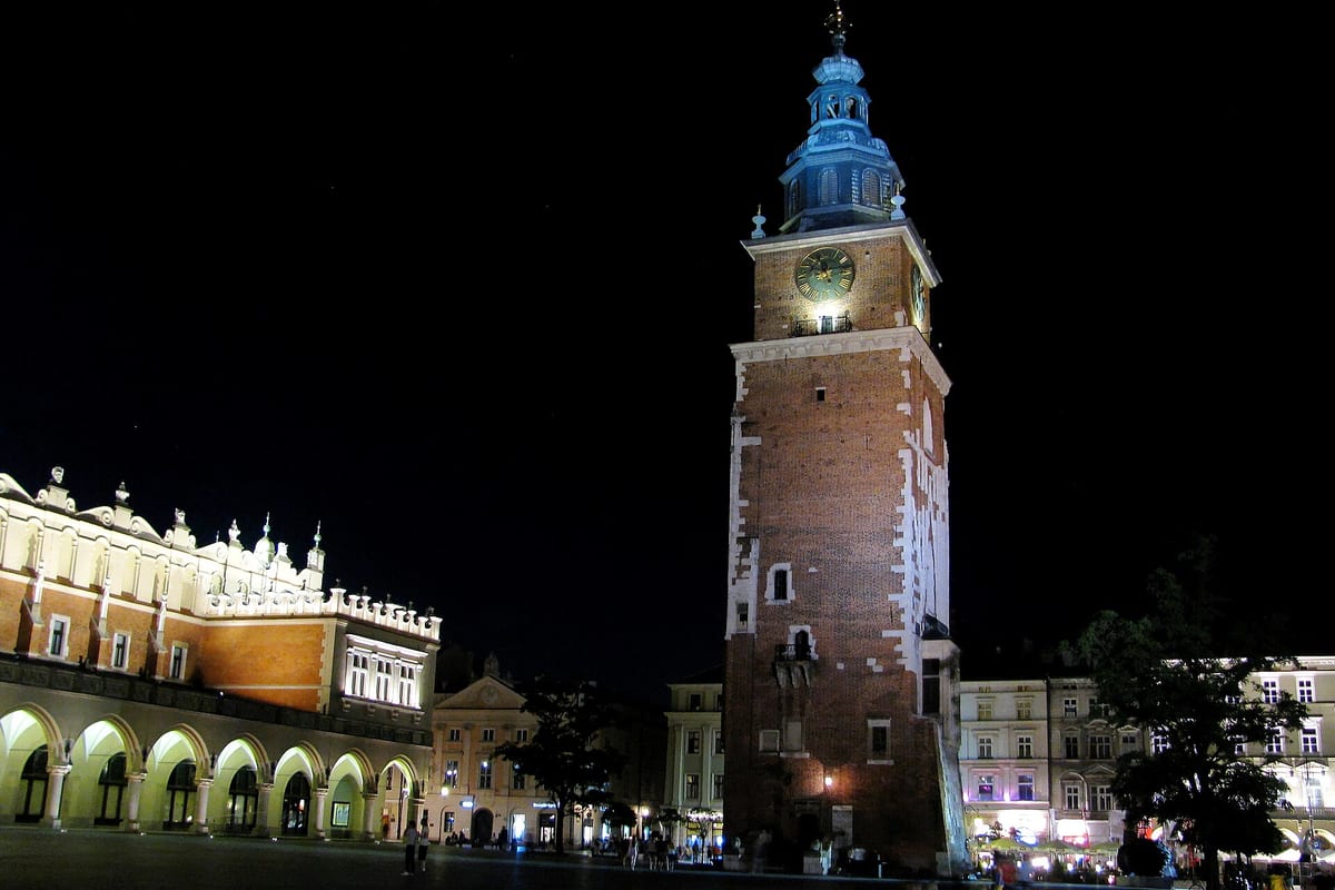 Wieczorny spacer z przewodnikiem — Rynek Główny w Krakowie — Zdjęcie 1